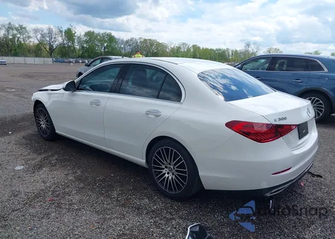 2023 Mercedes-Benz C 300 Sedan from USA, damaged, VIN W1KAF4GBXPR094272